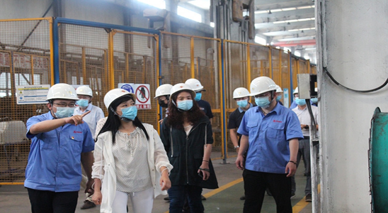 河北國控集團領(lǐng)導(dǎo)蒞臨焊網(wǎng)公司指導(dǎo)工作